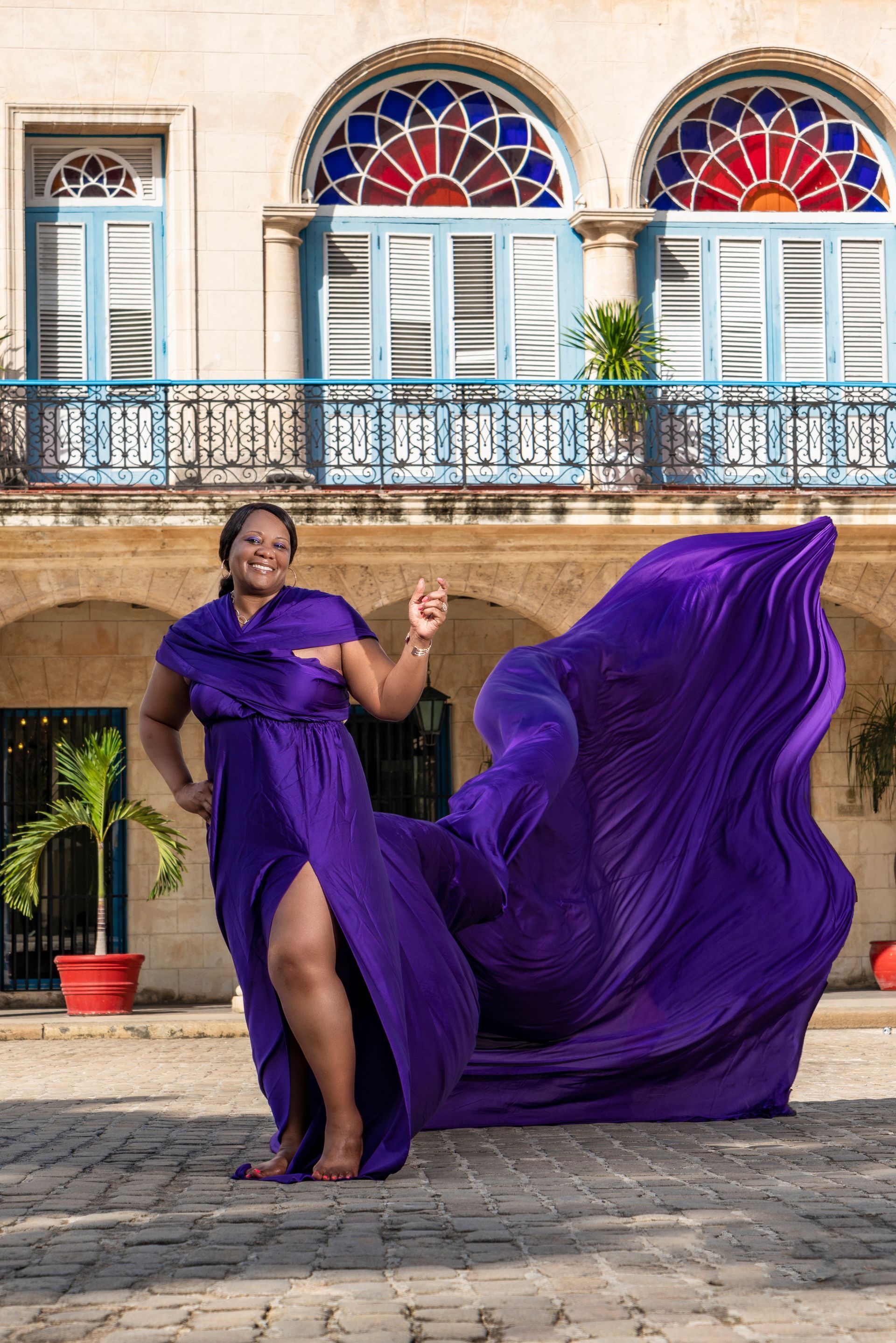 Cuba, Flying Dress Photoshoot