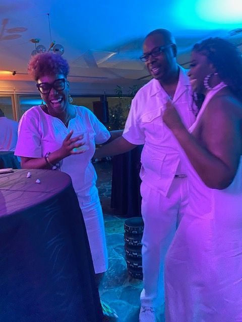 NYE party in Accra with black women travelers over 40