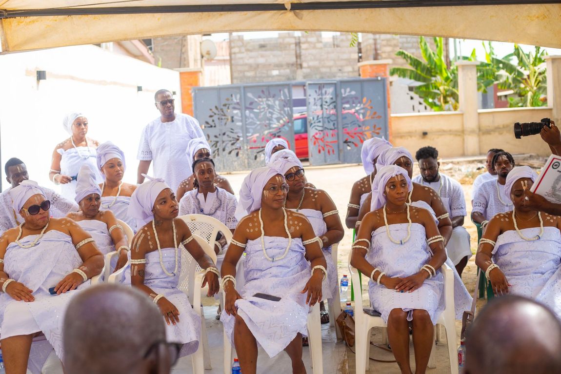 Ga naming ceremony in Accra during Detty December in Ghana