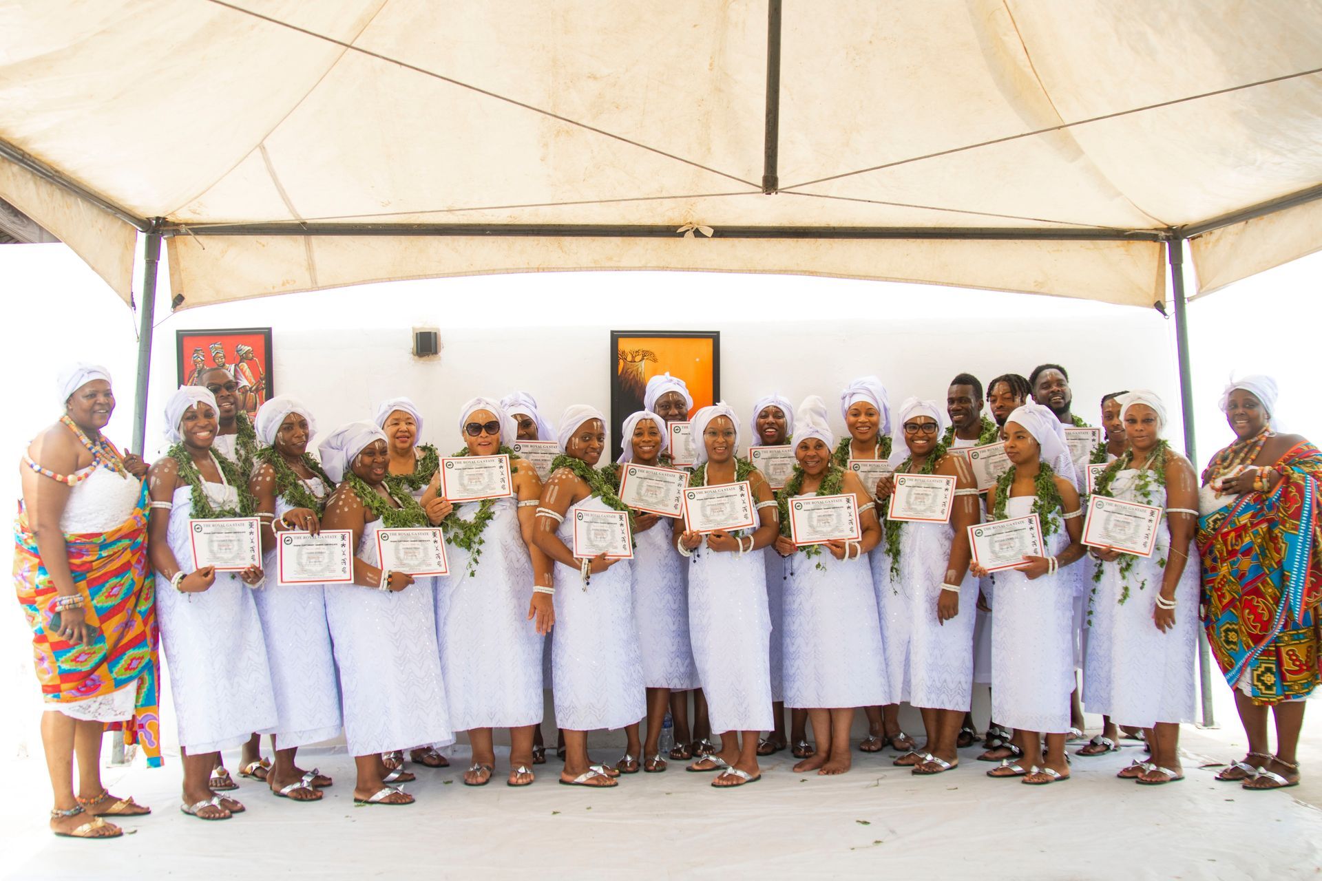 Ga Naming ceremony in Accra with black women travelers