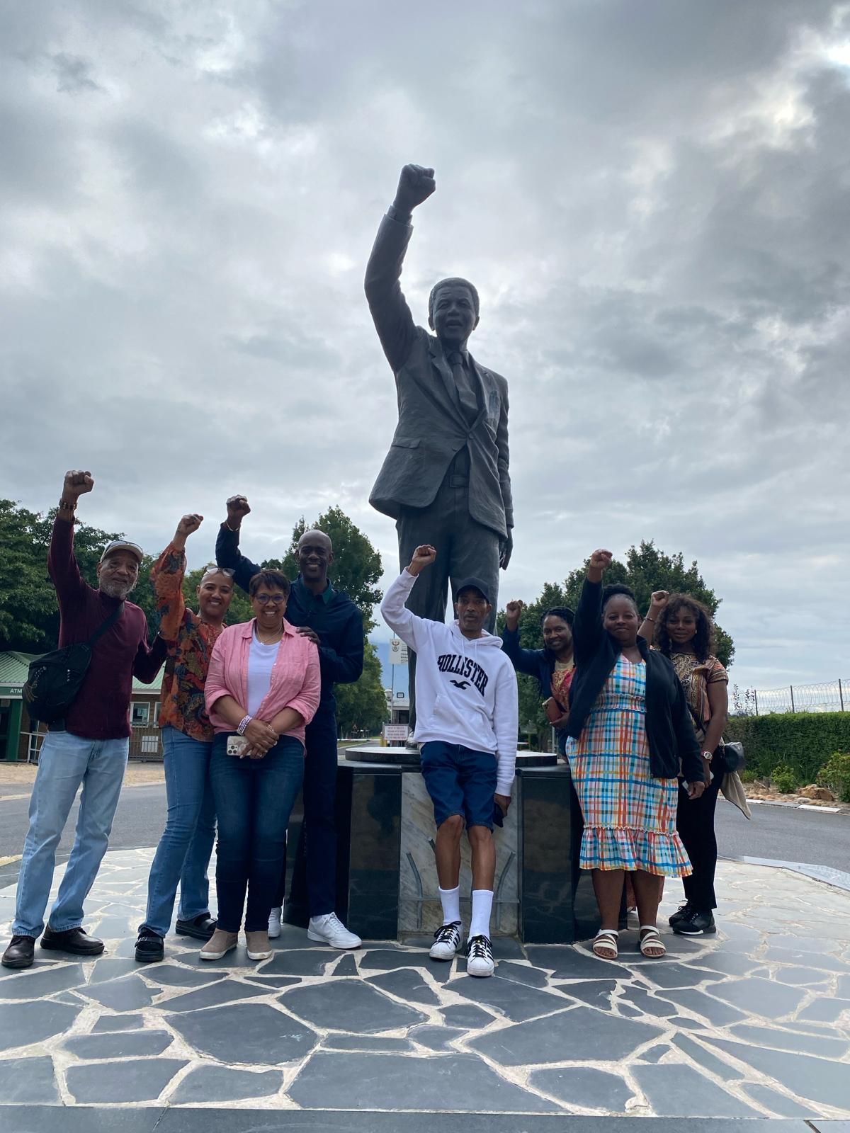 A visit to Nelson Mandela prison in South Africa
