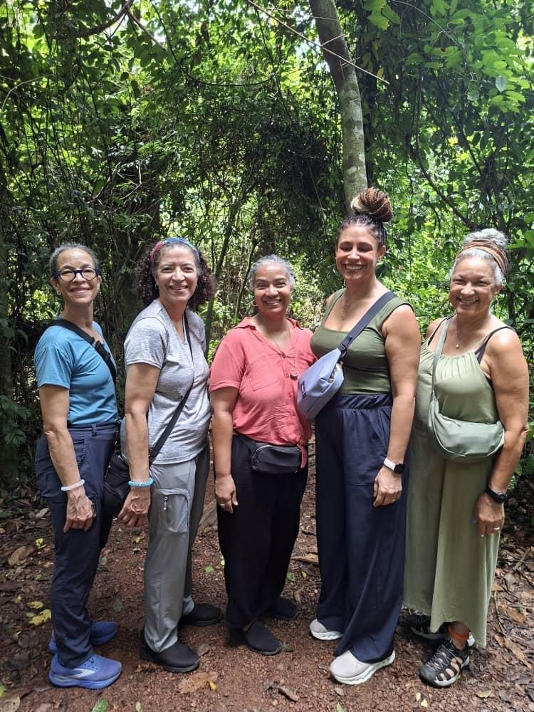 black women at Kakum National Park in Central Region