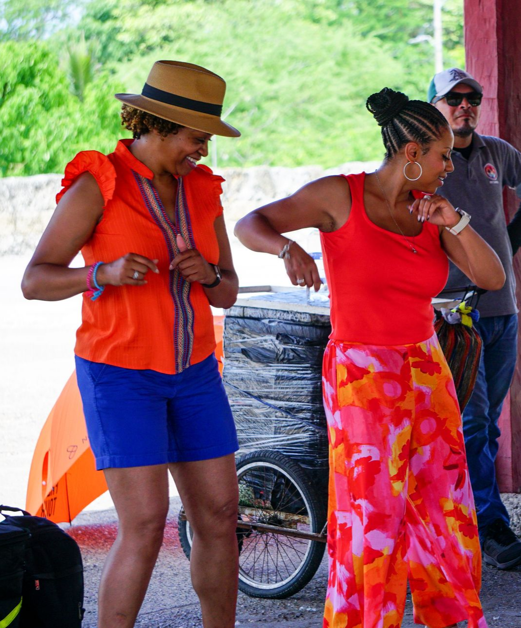 Black women travel group in Tokyo
