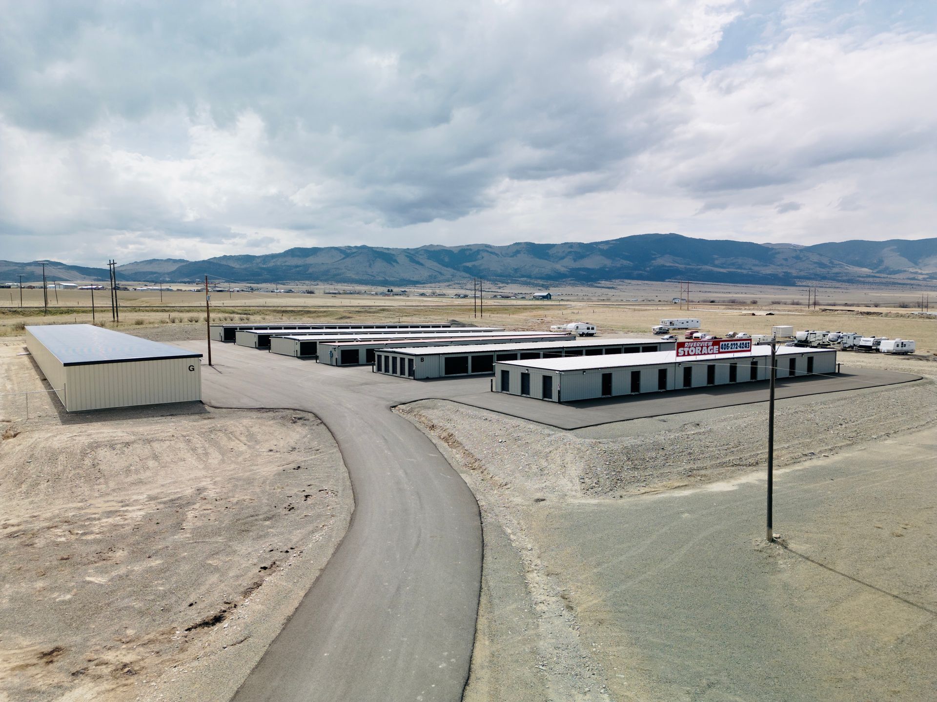 Riverview Storage - Boat, RV, vehicle & drive up self storage in Townsend MT 59644