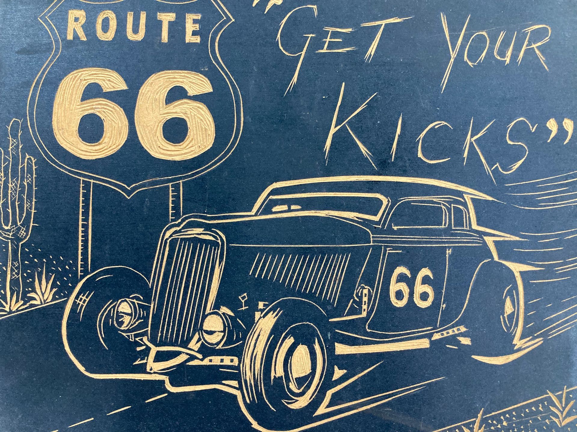 A Drawing of a Car — La Bomba Loca Tattoo in Cairns City, QLD