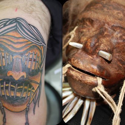 A Close Up of a Skull — La Bomba Loca Tattoo in Cairns City, QLD