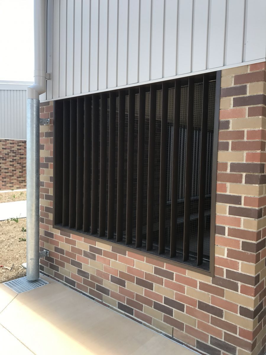 Perforated Aluminium Roller Doors for Car Park — Norfab In Bohle, QLD