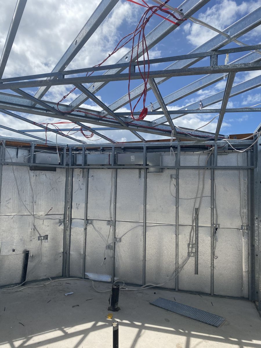 Structural Steel Frame of a Building Under Construction — Norfab In Bohle, QLD