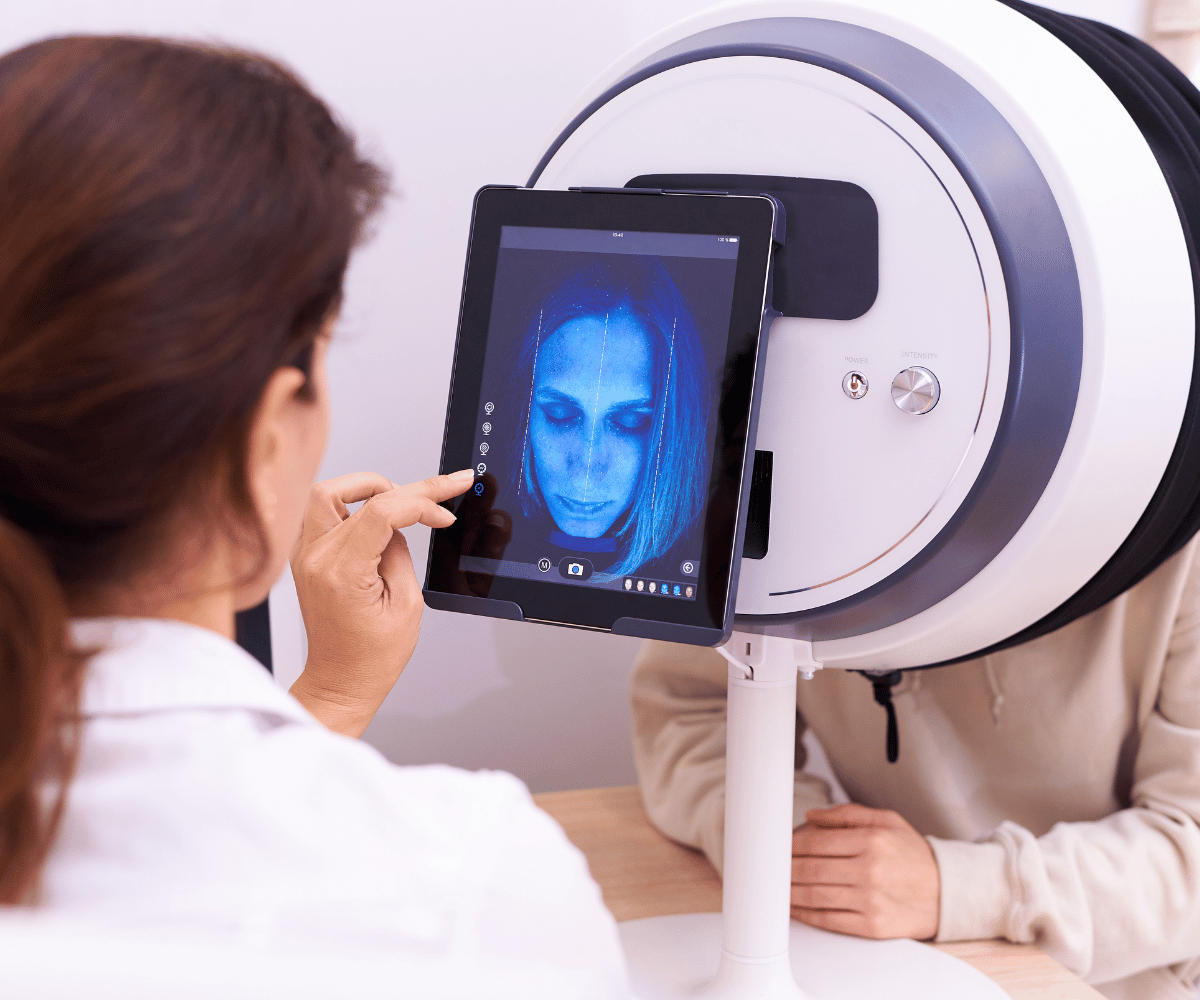 Diagnostic 3D de la peau