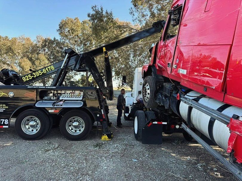 AT Towing handling a commercial transport job