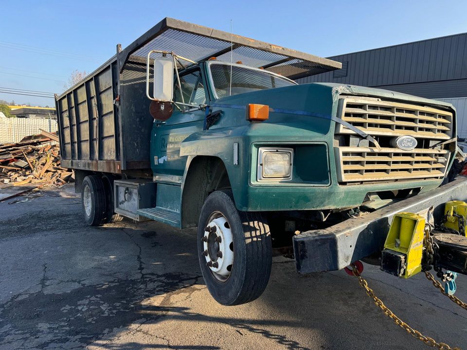 Vehicle secured on an AT Towing flatbed