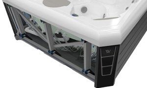 WPS Cabinet Frame — Centennial, CO — Wellis Hot Tubs of Colorado