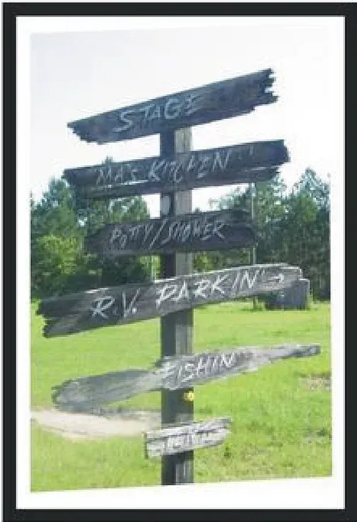 A picture of a wooden sign that says stage