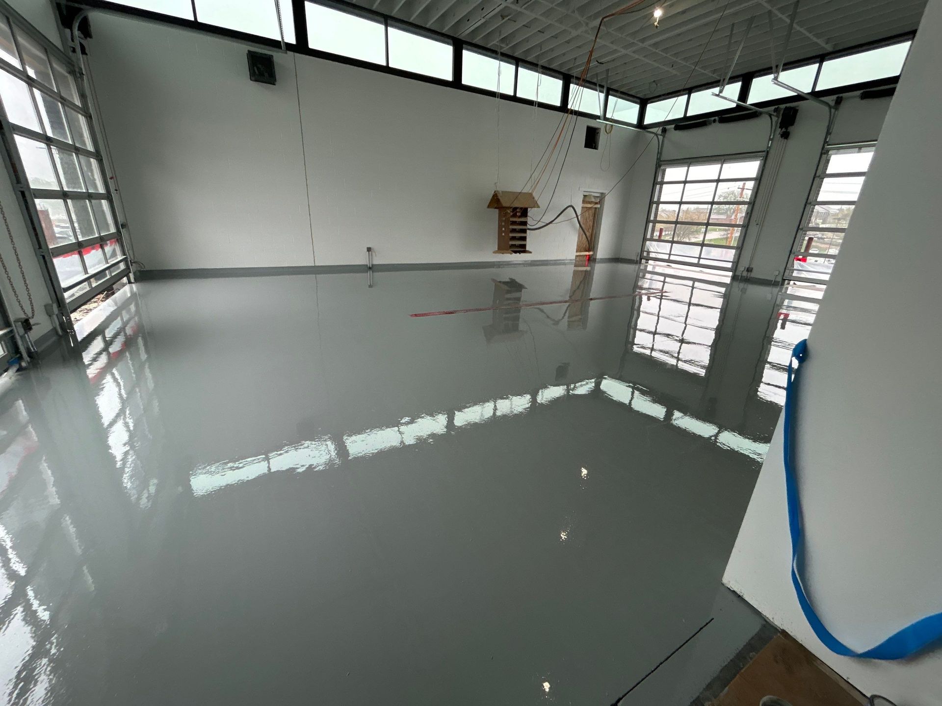 A close up of a  floor in a room