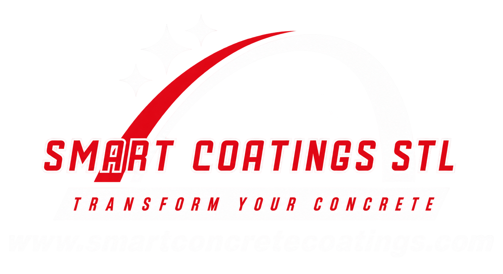 A smart coatings stl logo on a black background