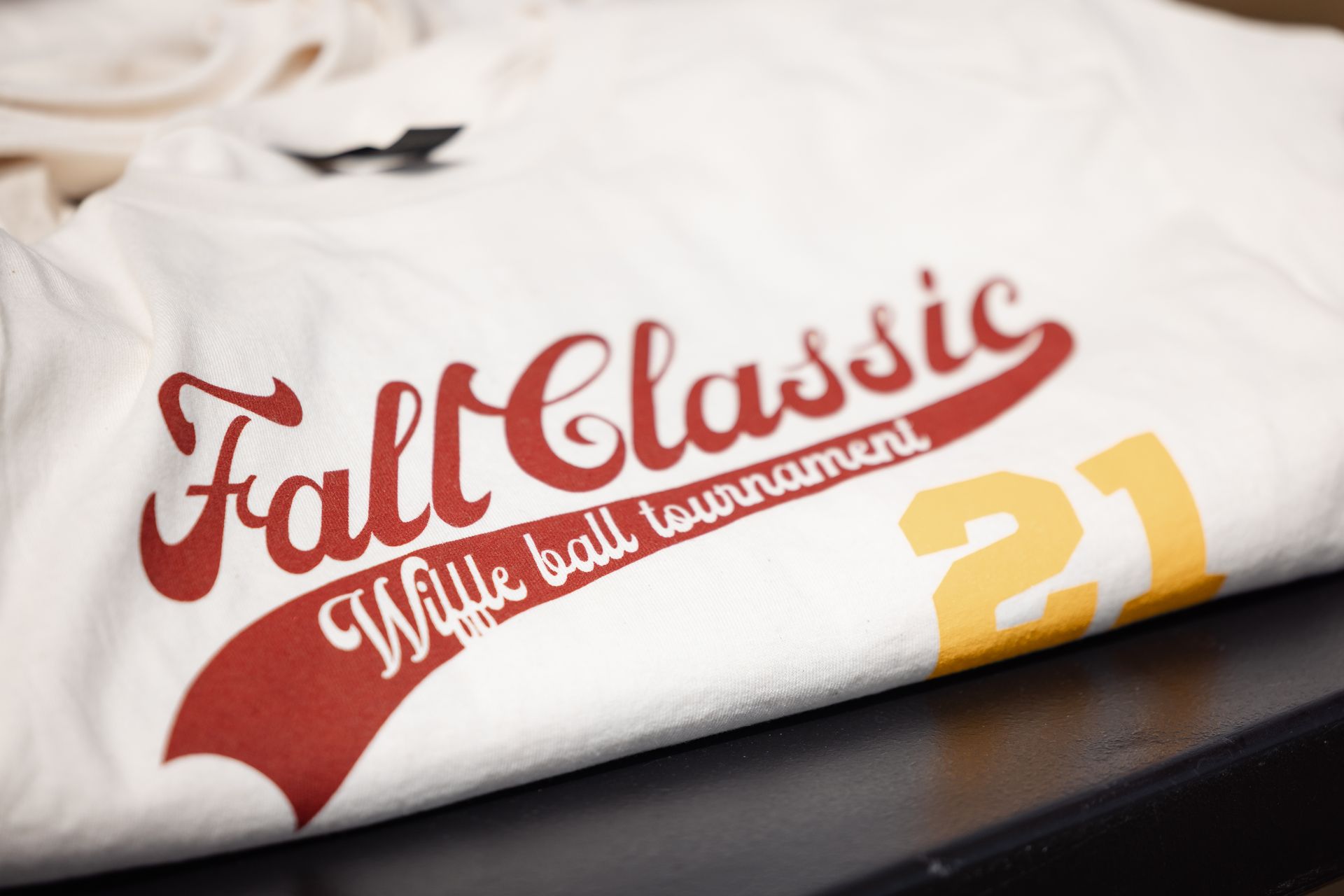 White t-shirt with