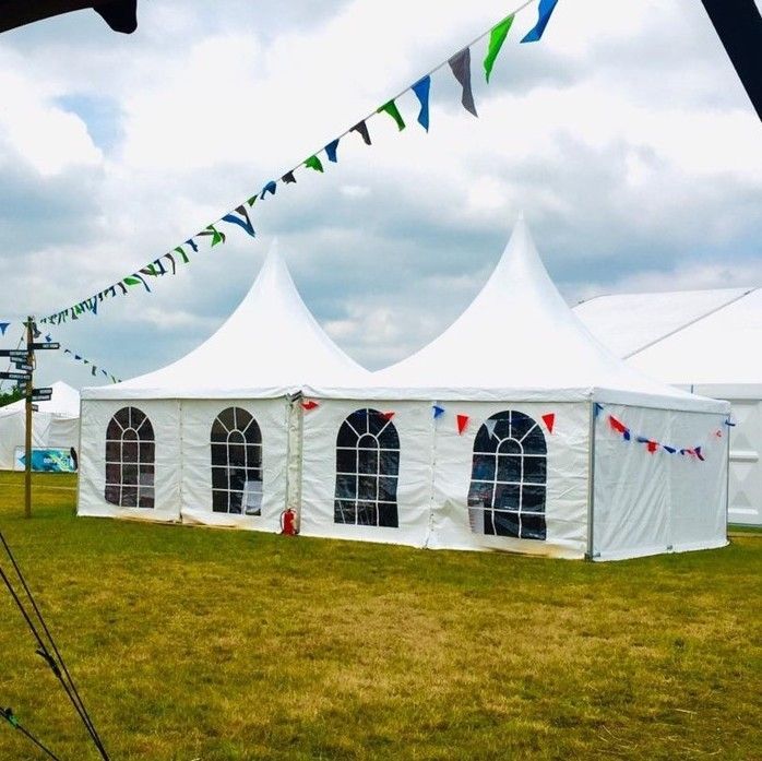 Tent met puntdak huren 