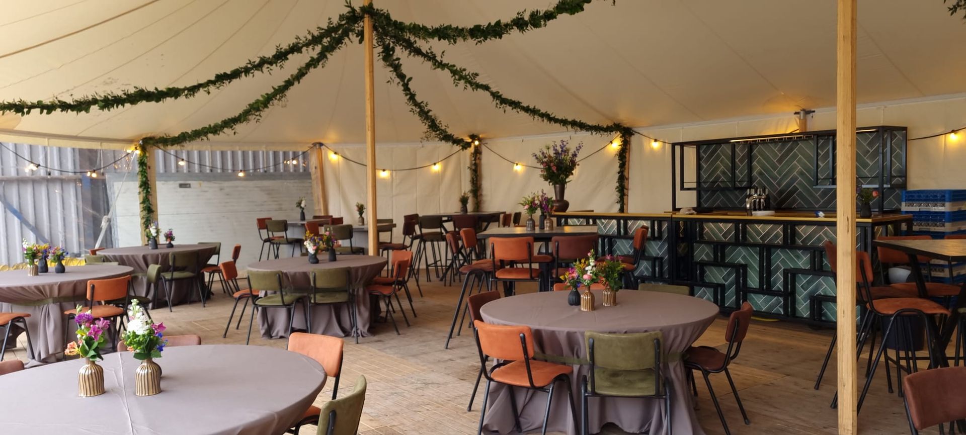 Sailcloth tent huren Friesland Groningen Drenthe Flevoland