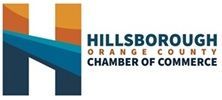 Hillsborough Orange County Chamber of Commerce logo with stylized blue and orange “H” icon