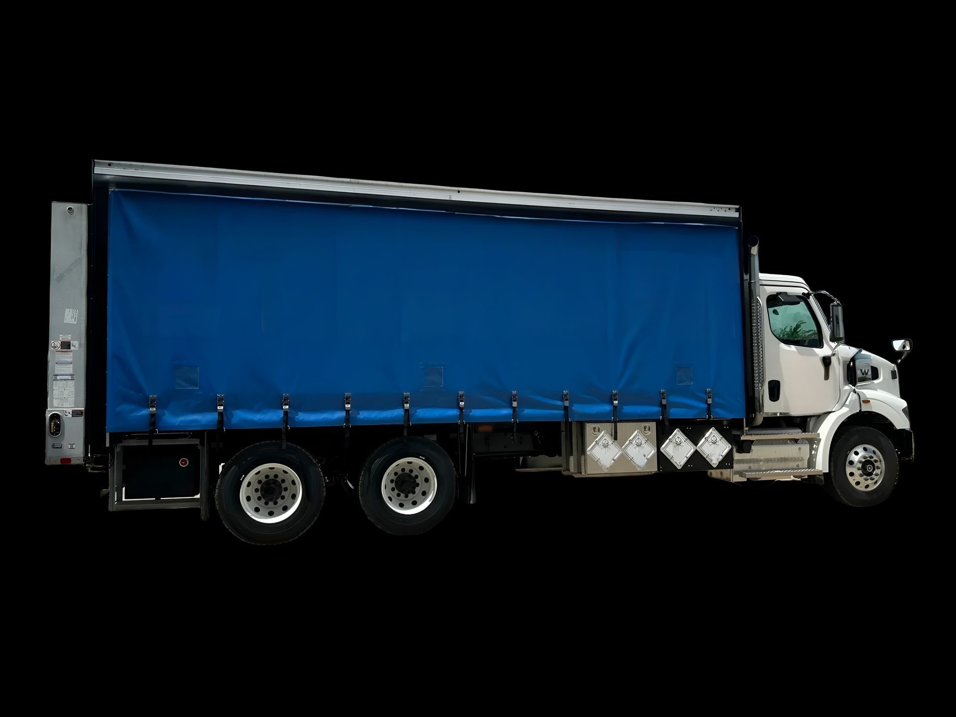 Curtain Sider - Rear quarter view