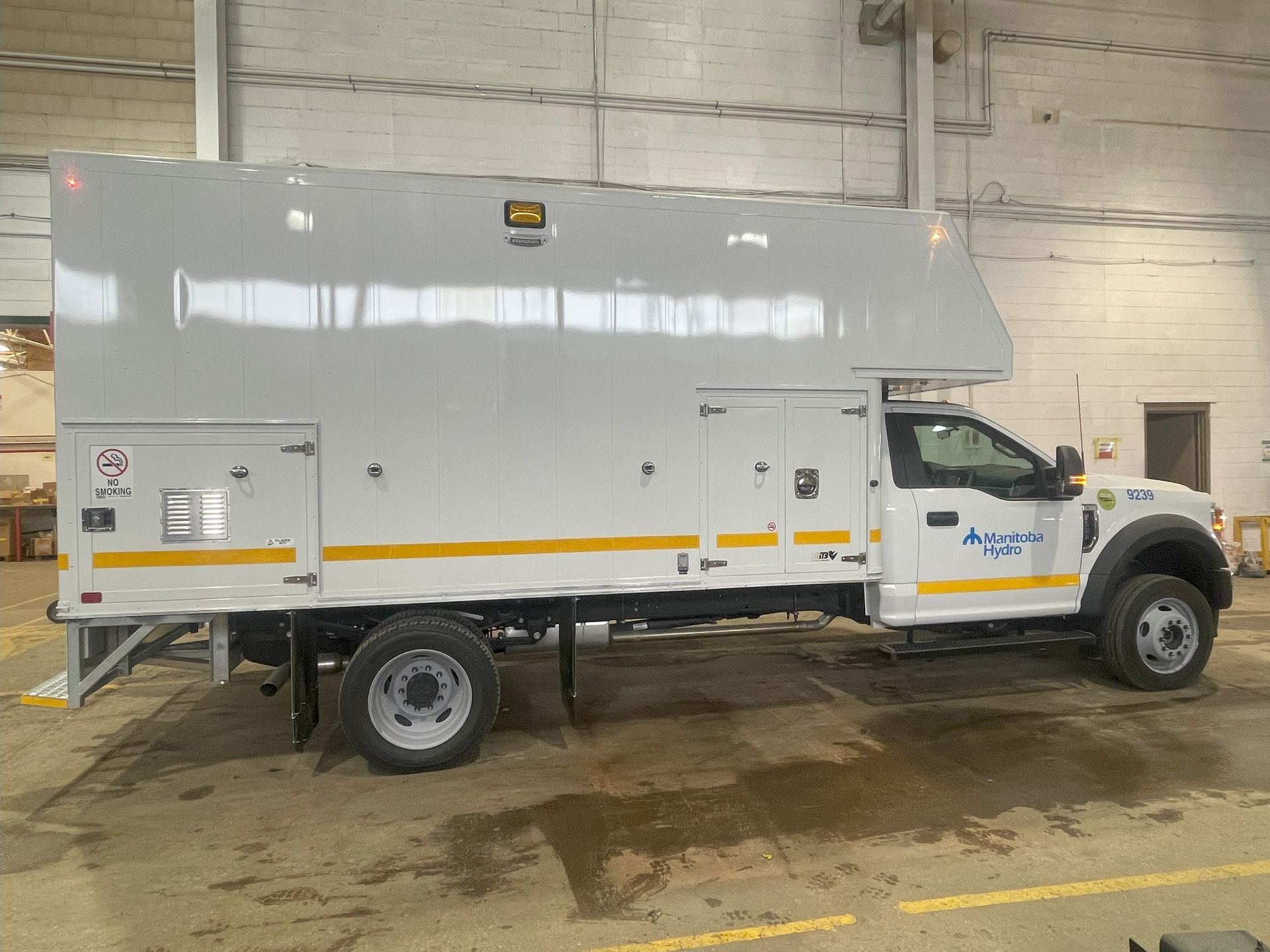 Manitoba Hydro Custom Truck Body - Right side view