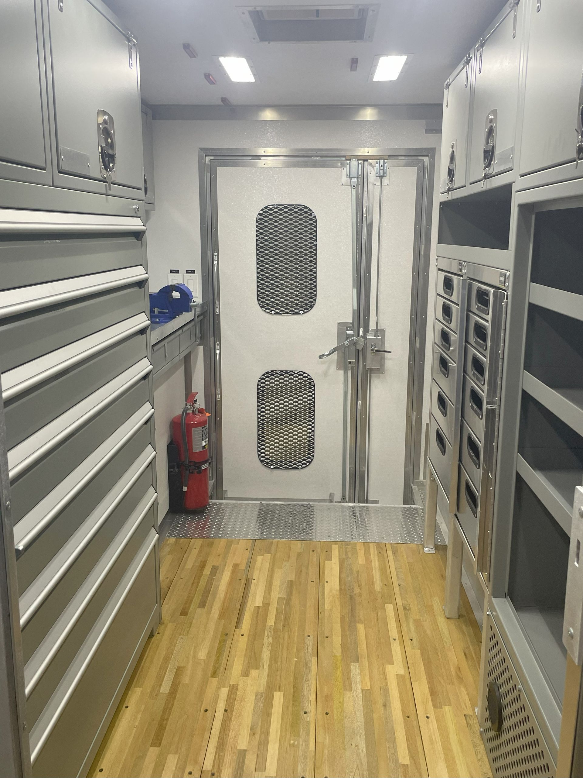 Manitoba Hydro Custom Truck Body - Inside