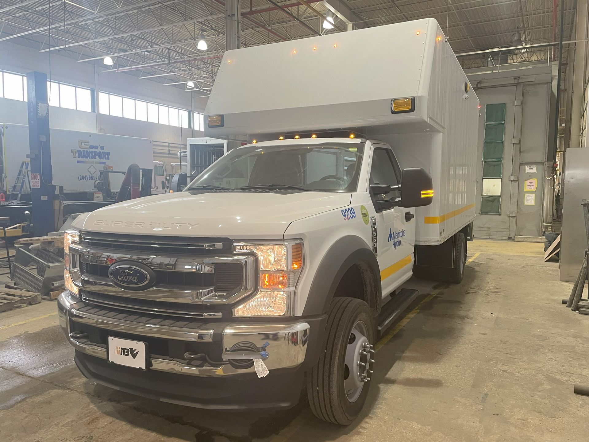 Manitoba Hydro Custom Truck Body - Front