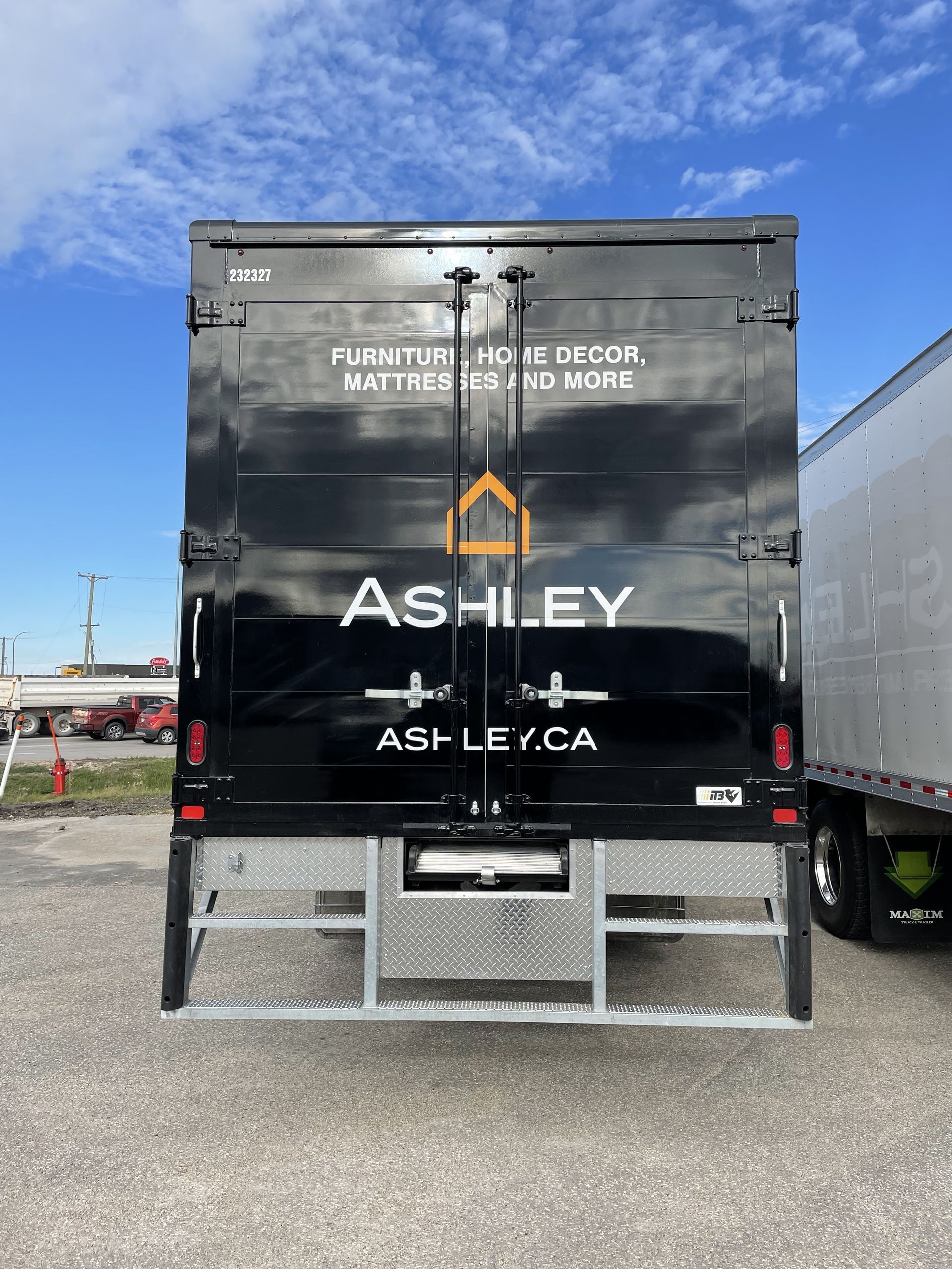 ITB Trucks - Furniture Delivery - Ashley Furniture - Back View