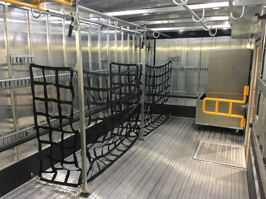 Laundry and Linen Truck Body - Custom Interior 2
