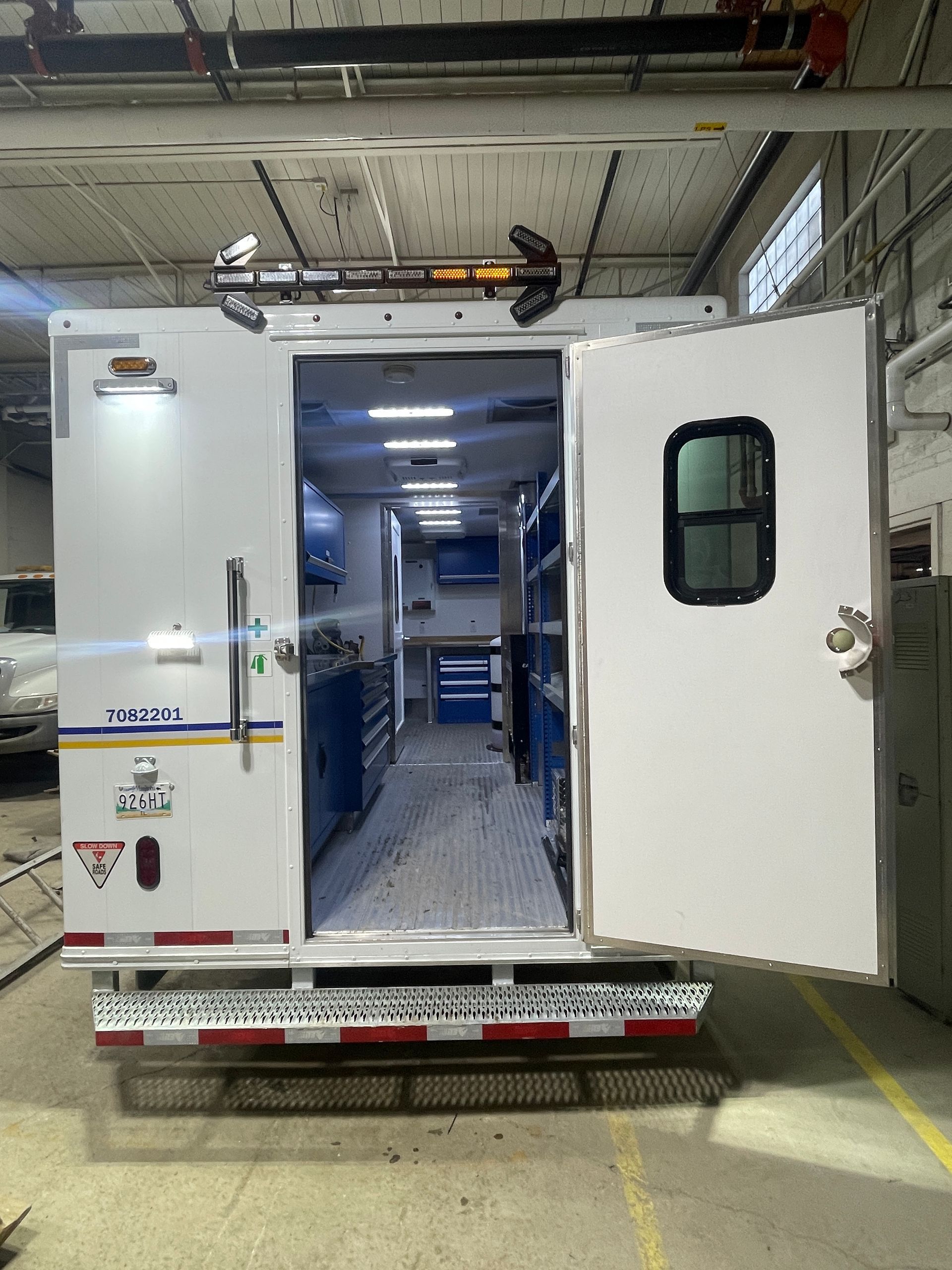 Steamworks Trailer - Rear view Open Door