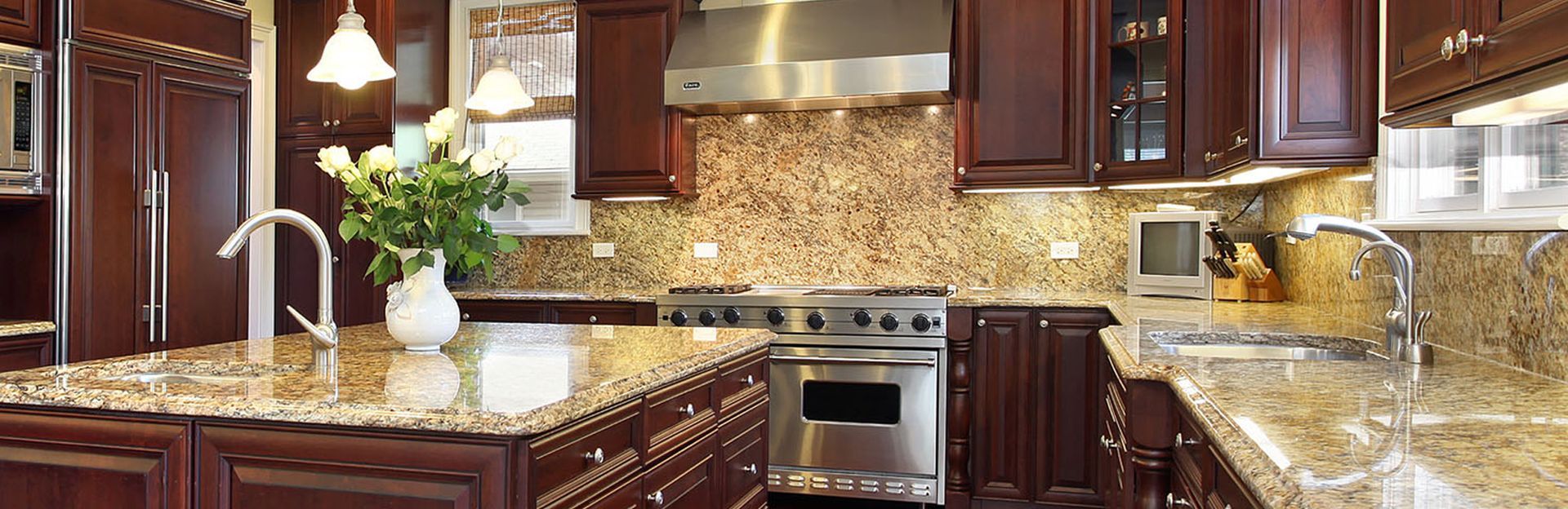 newly polished kitchen top