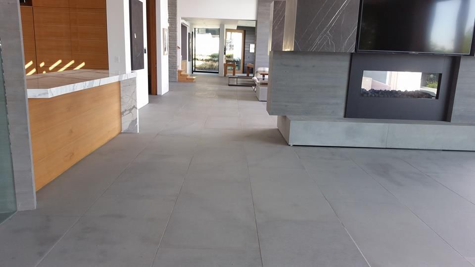 home counter top with brown walling