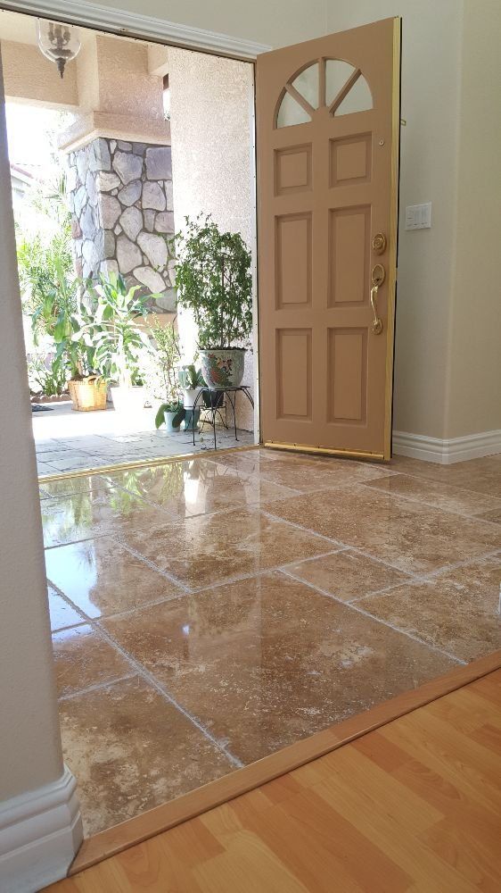 home with brown flooring installed