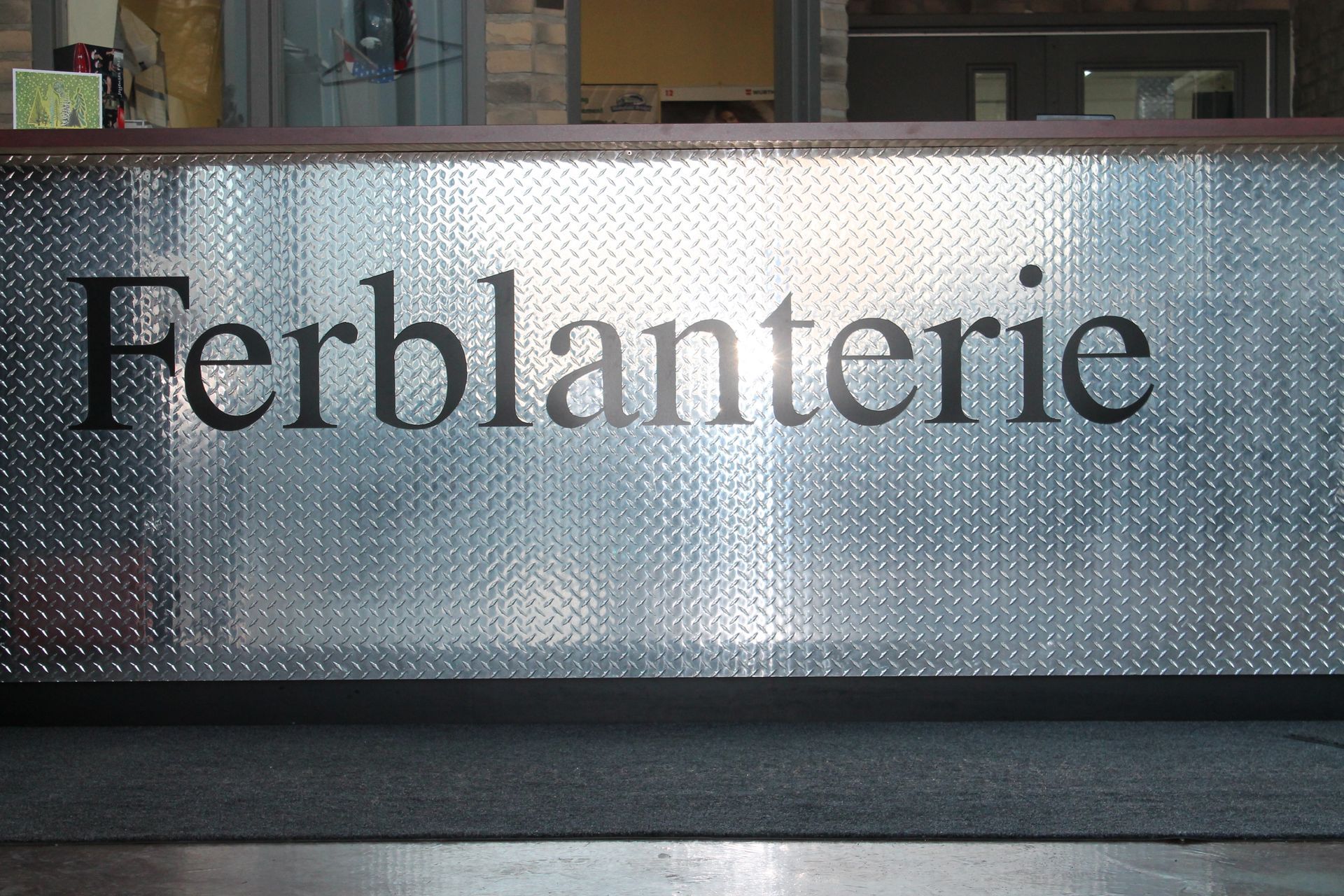 Plaque Ferblanterie