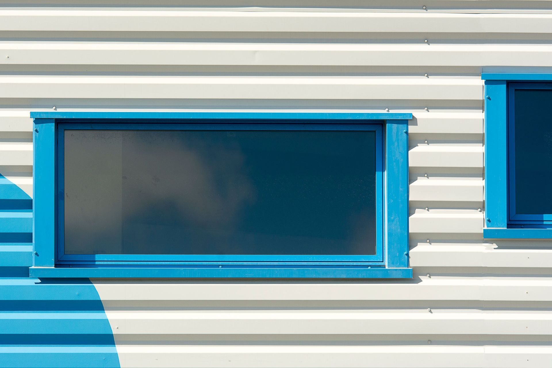 metal siding and windows