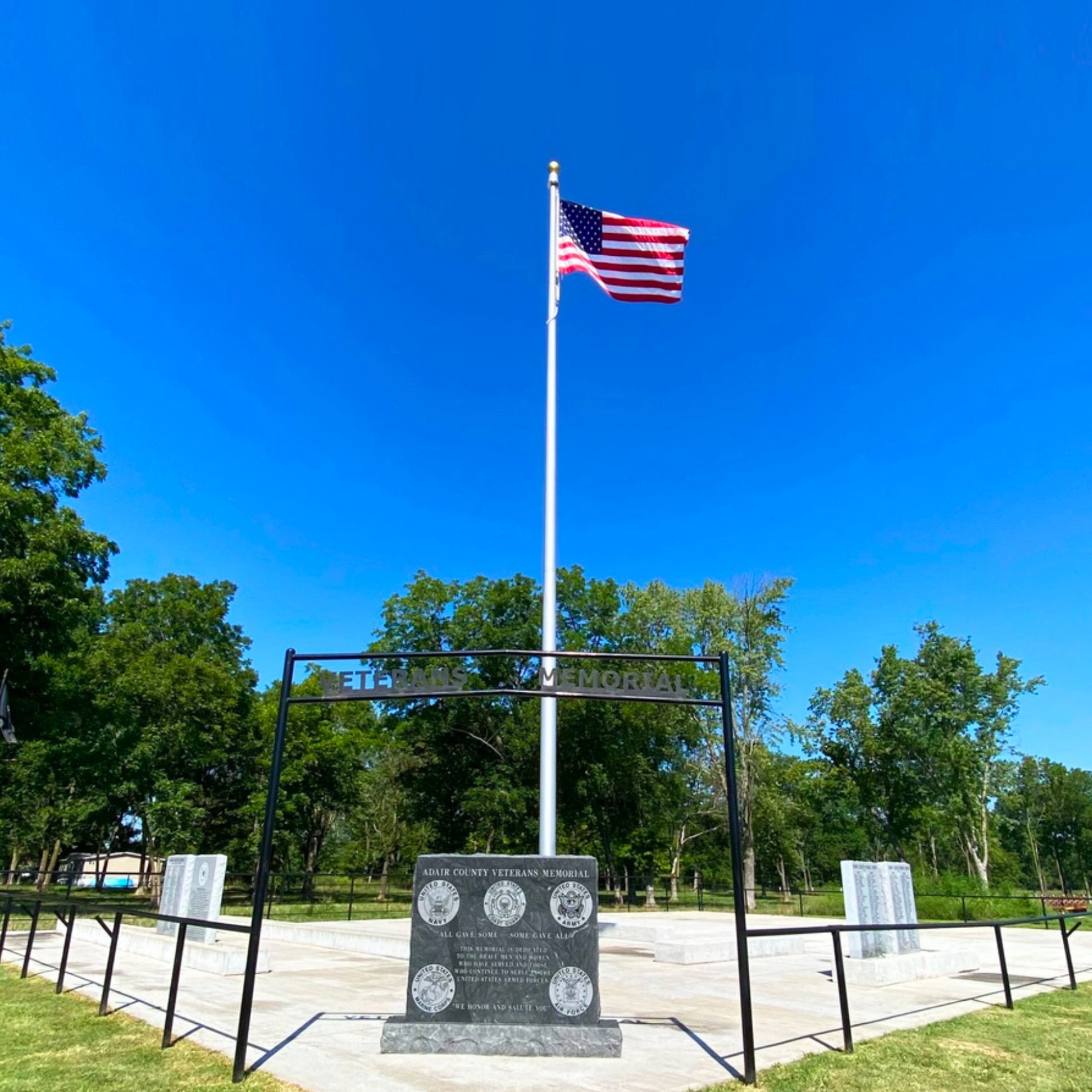 Veterans Memorial in Westville, Oklahoma
