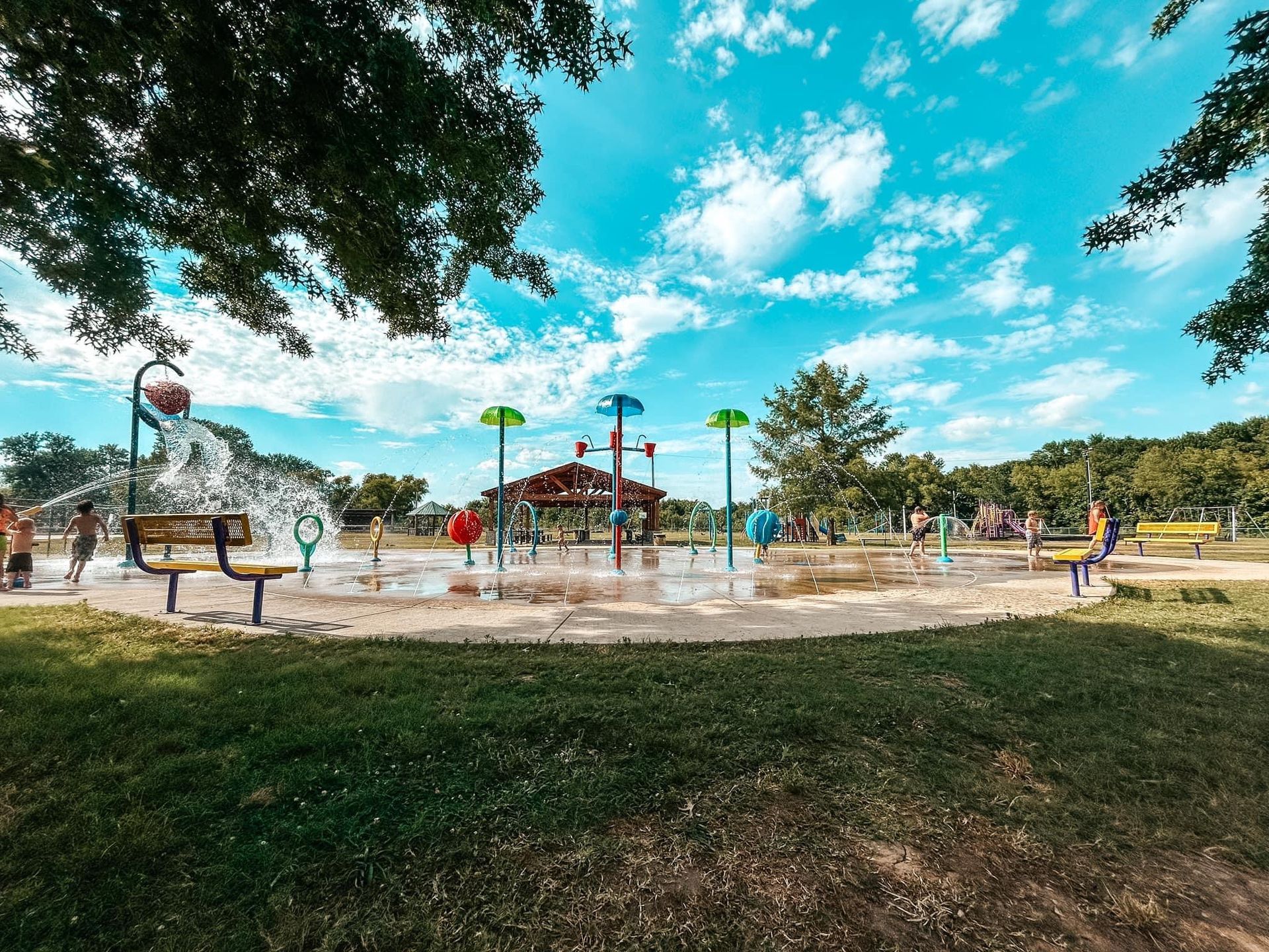 photo of Westville's splash pad
