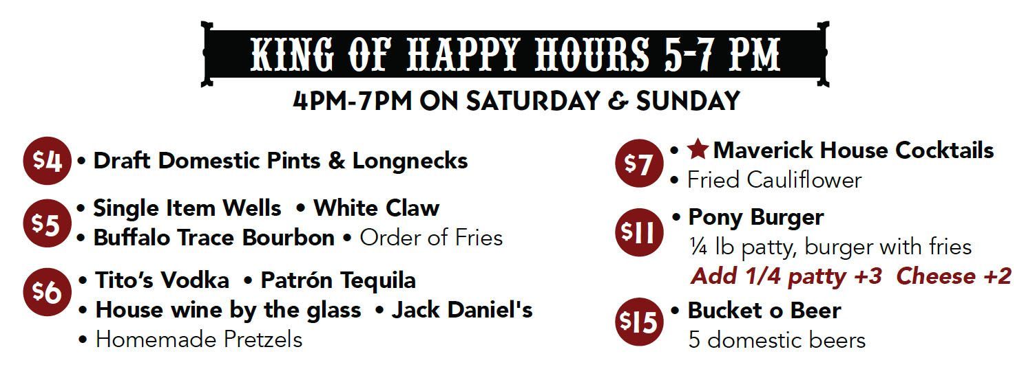 Maverick Happy Hour