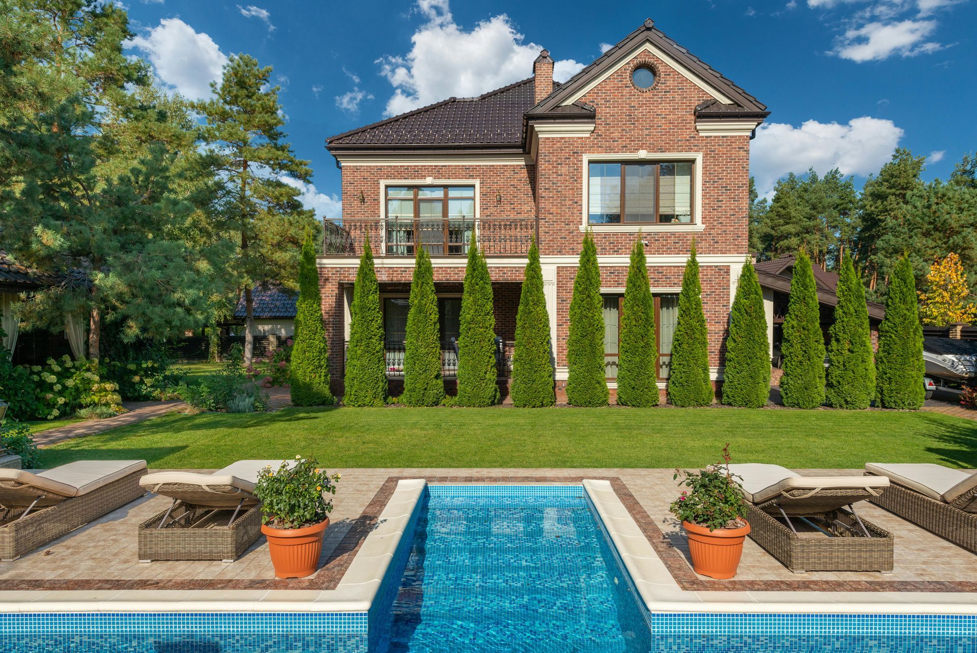 Poolside pavers