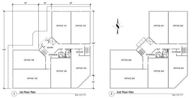 Office & retail floor plan
