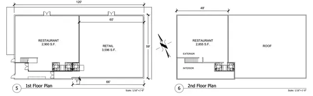 Restaurant floor plan