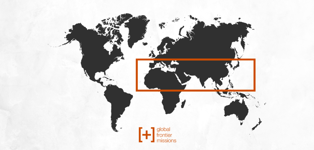 10/40 window of the least reached people groups of the earth 