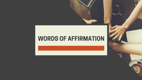 words of affirmation