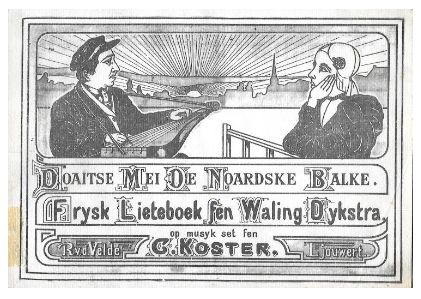 Een zwart-wit tekening van een man die tegen een skelet praat