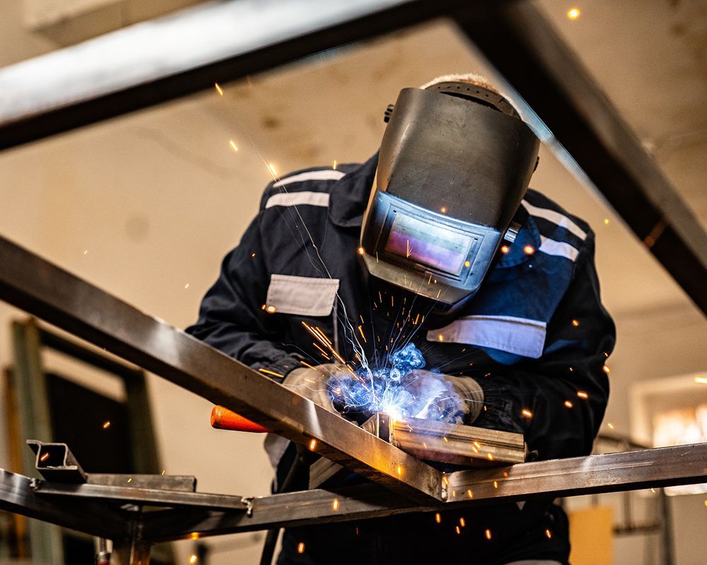 Worker Working with Welding Tool — San Diego, CA — Sam's Welding, Inc.