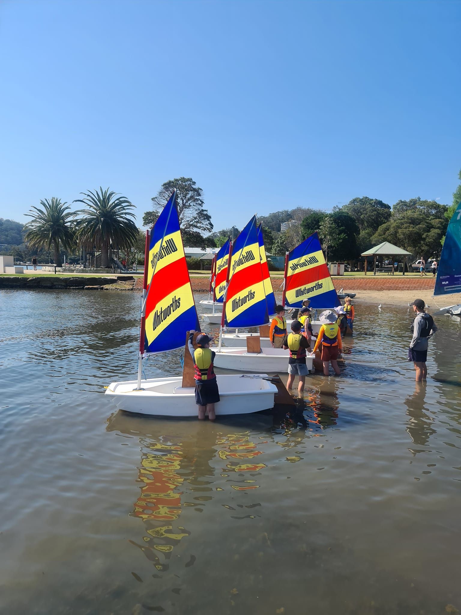 Sailboat on a Sunny Day — Gosford Sailing Club in Gosford, NSW