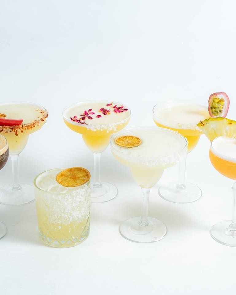 A Variety of Cocktails Are Lined Up on a Table — Gosford Sailing Club in Gosford, NSW