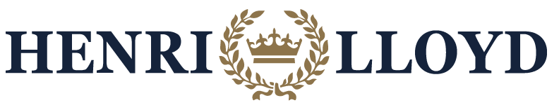 Henri Lloyd logo with navy text and gold laurel wreath emblem — Gosford Sailing Club in Gosford, NSW