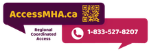 A purple and pink speech bubble with the words `` regional coordinated access '' on it.