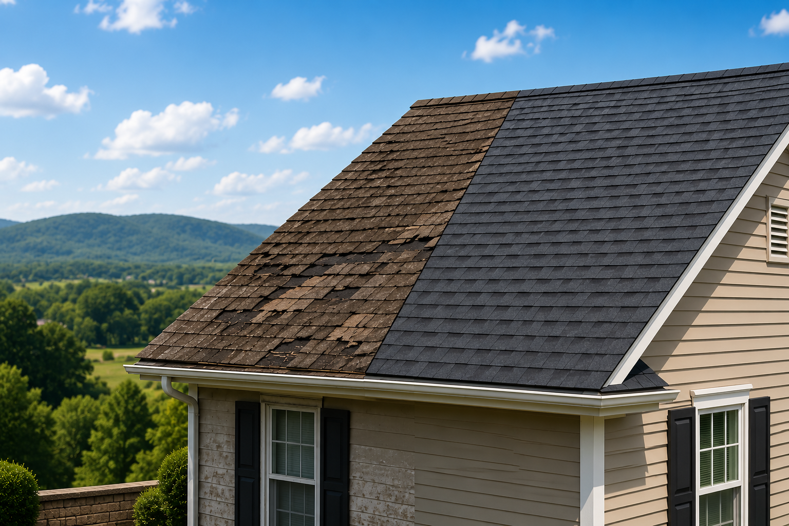 Roof replacement completed in Ringgold, GA